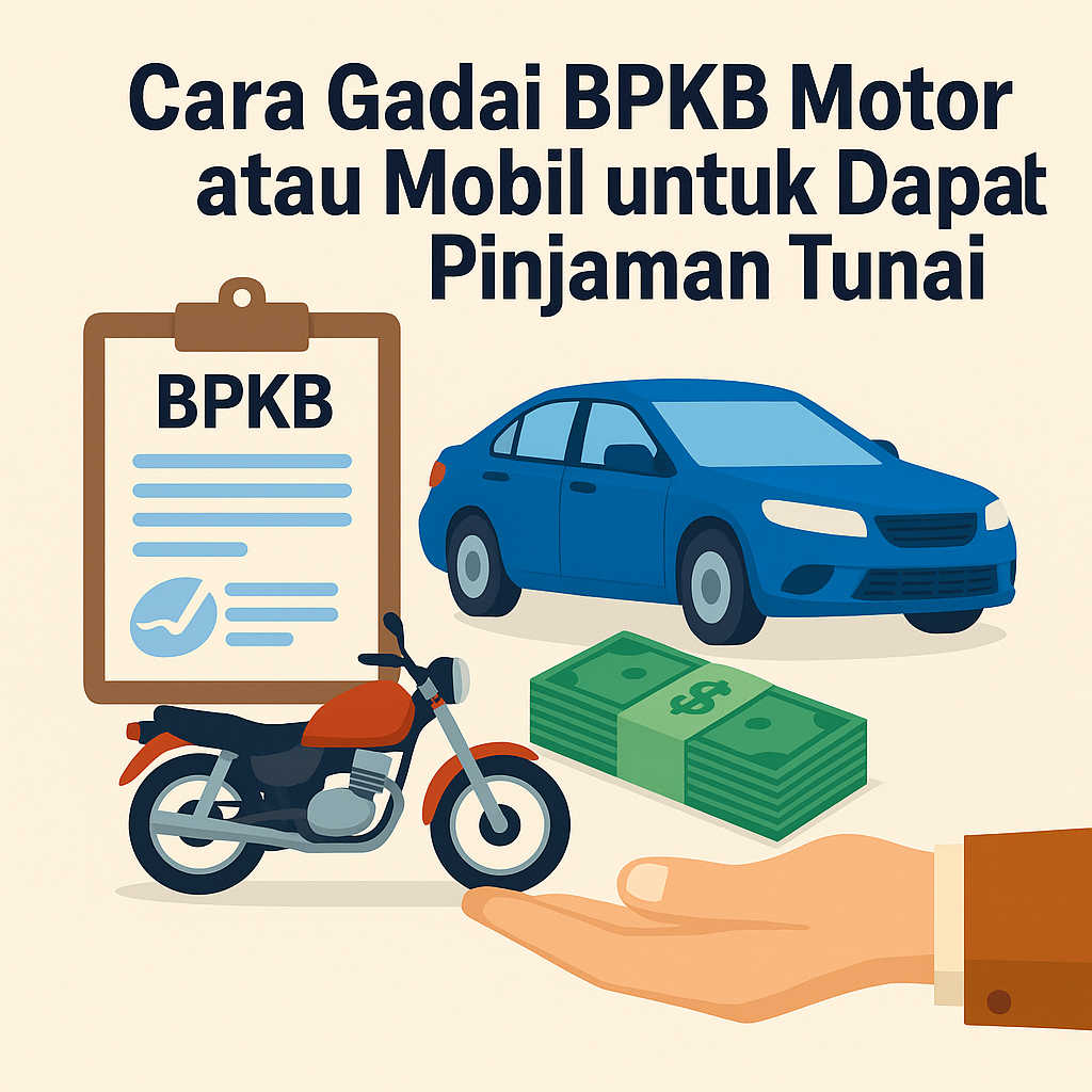 Cara Pinjaman Dana Jaminan BPKB Motor atau Mobil untuk Dapat Pinjaman Tunai